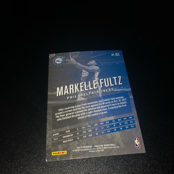 3 Markelle Fultz Rated Rookie Cards - Picture 6 of 7